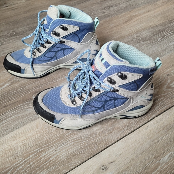 Blue L.L. Bean Women's Hiking Boots Size 9W - Picture 2 of 6